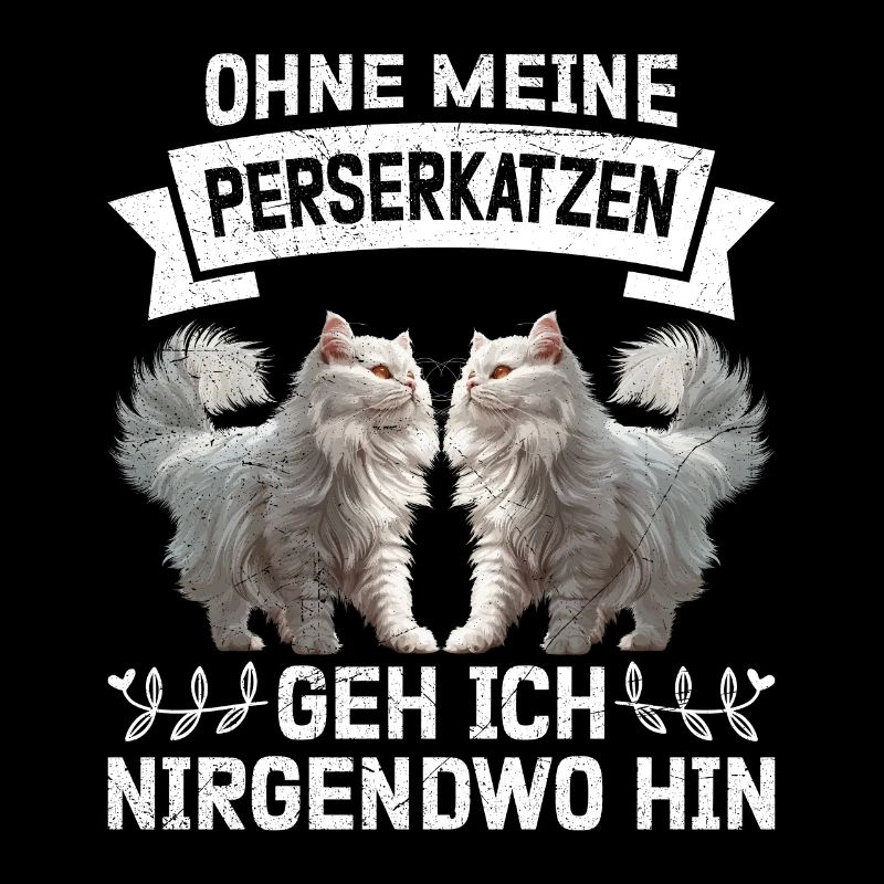 Chat persan JE NE PARS PAS SANS MES CHATS PERSANS
