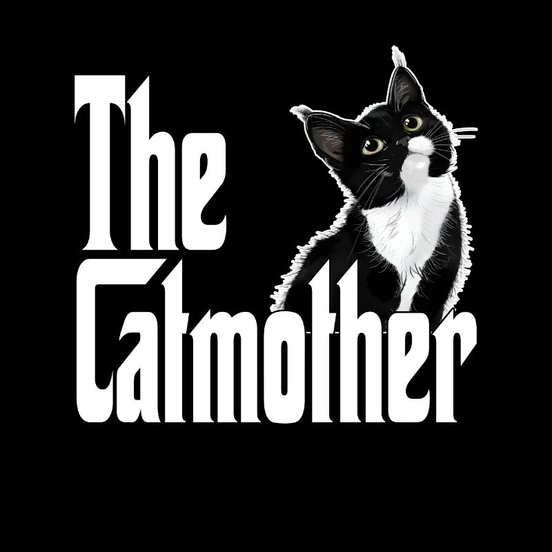 Katze Mutter La Catmother Chat Crazy Maman Maman