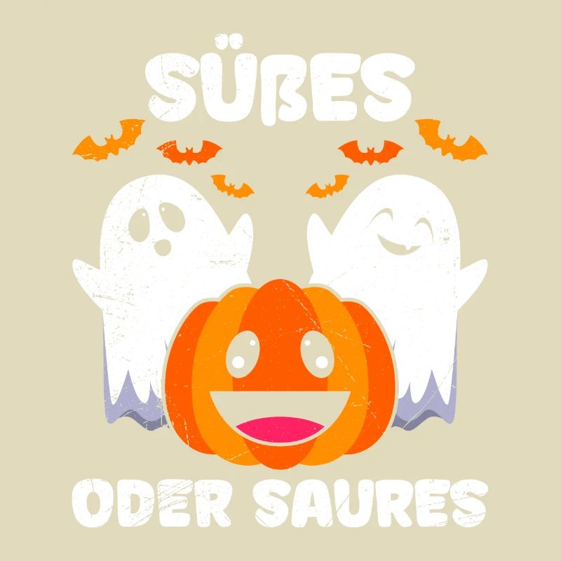 Hallowenn Kostüm Kinder SÜßES ODER SAURES Lustiges