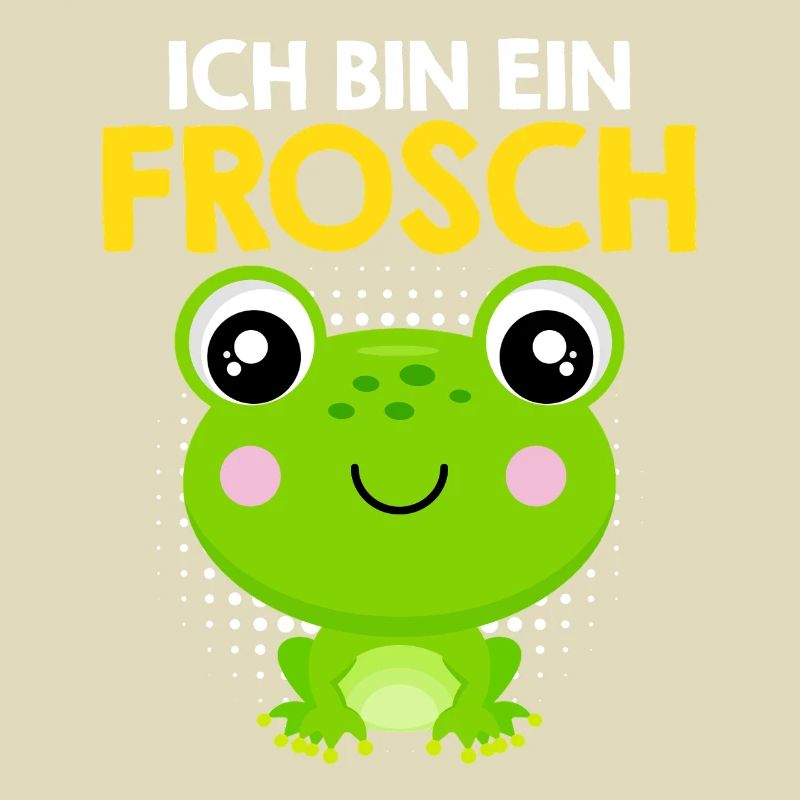 Froschkostüm ICH BIN EIN FROSCH Karneval