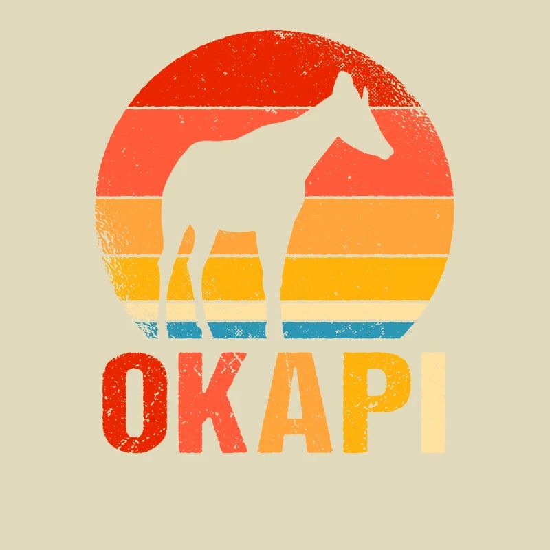 Okapi Retro Geschenk
