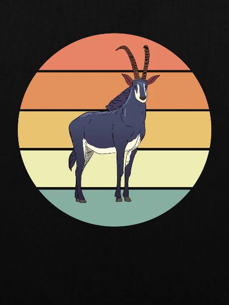 Retro Antilope Geschenk