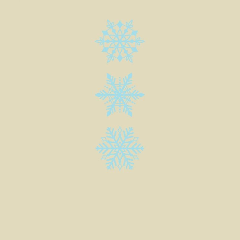 Flocons de neige de différents types Hiver