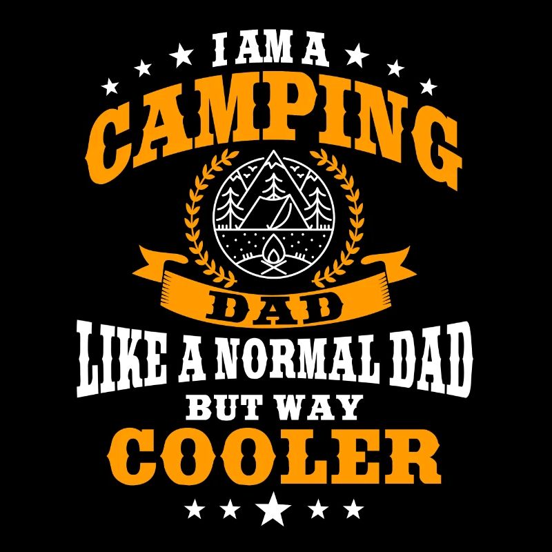 Fun camping daddy for men