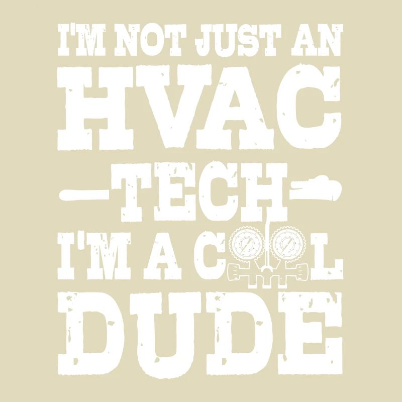 Drôle de technicien en CVC robe Hvac tech cool guy