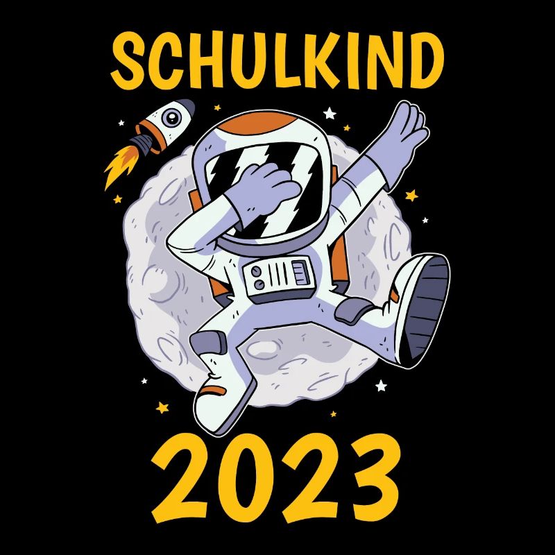 Einschulung 2023 Schulkind Astronaut