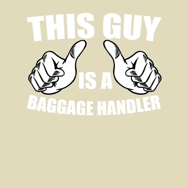 Funny baggage handler costume