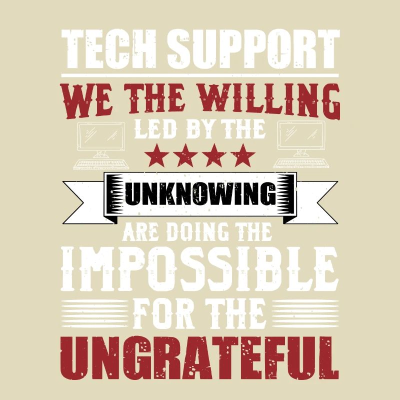 Funny Technical Support Sysadmin Humor