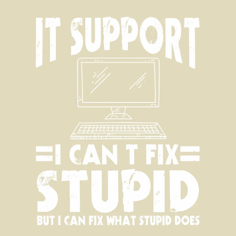 Ironic IT Support Computer Gift