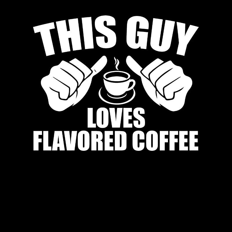 This guy loves flavored coffee