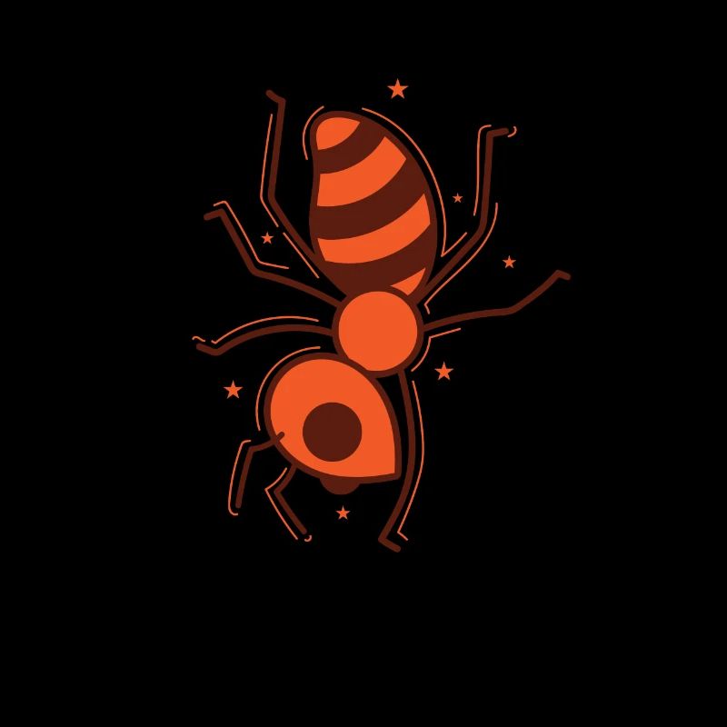 Ant doing handstand industrious insects