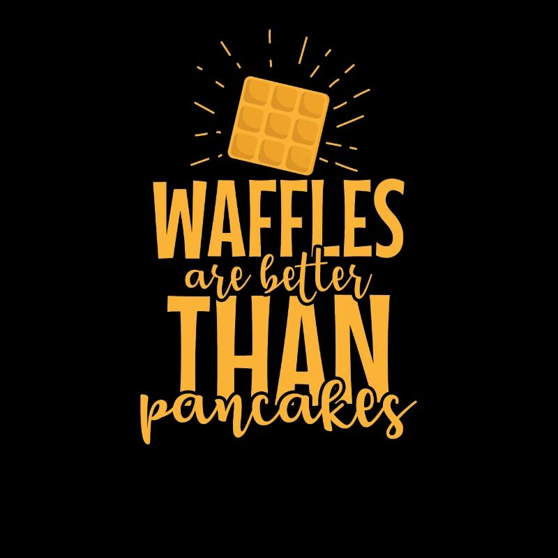 Waffles are better than Pancakes Gebäck