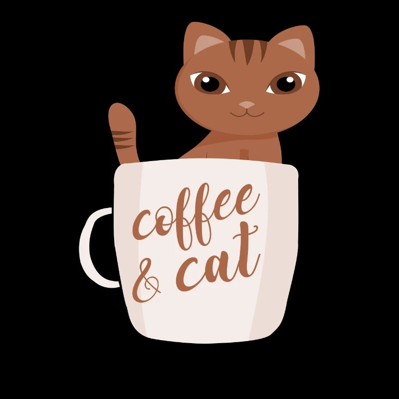 Café et chats Kaffee und Katzen