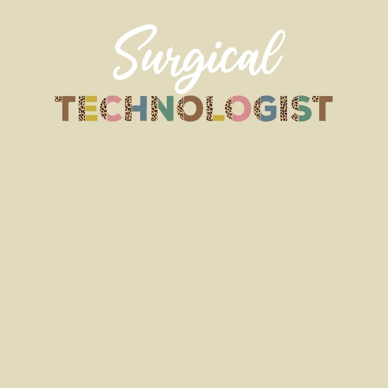 Surgical Technical Assistant Leopard Design