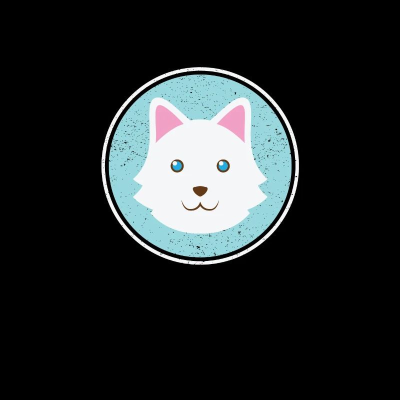 chien mignon avec une fourrure blanche