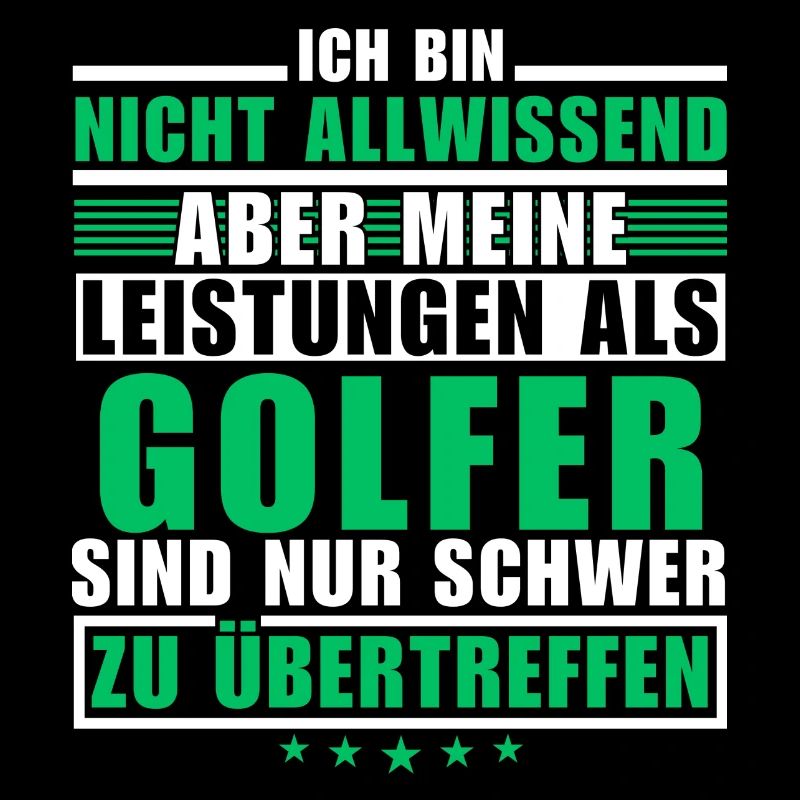 Unmatched performance as a golfer