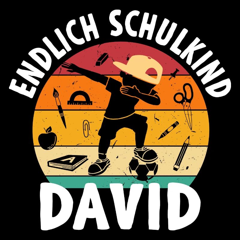 Endlich Schulkind David Dabbing Schüler