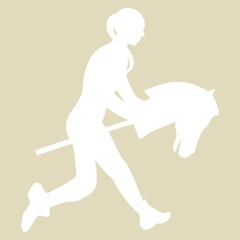 S’amuser à cheval avec son cheval de trait