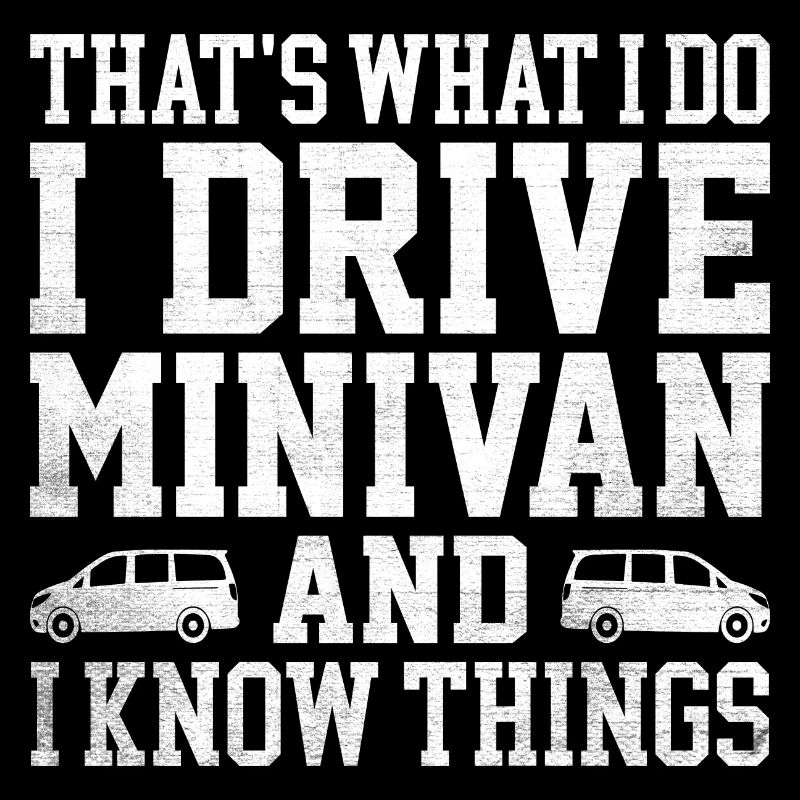 Papas Minivan Papa Mode de vie Papa Papa Conduit Minivan