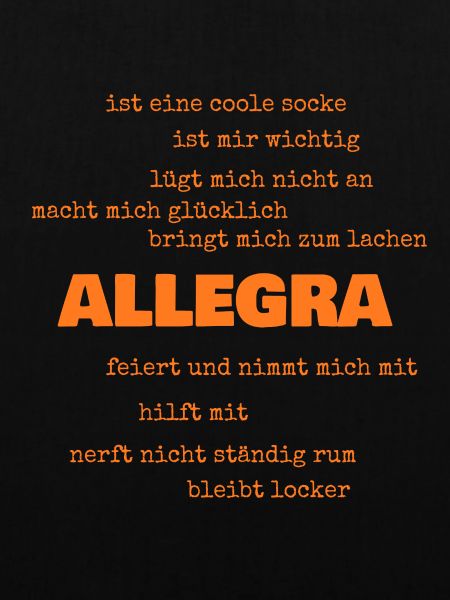 Sprüche Allegra