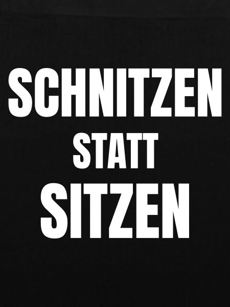 Schnitzen statt sitzen
