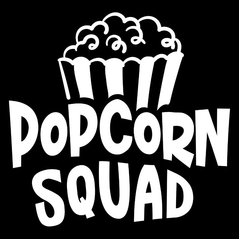Popcorn Squad Team Popcorn Ironic Saying Corn