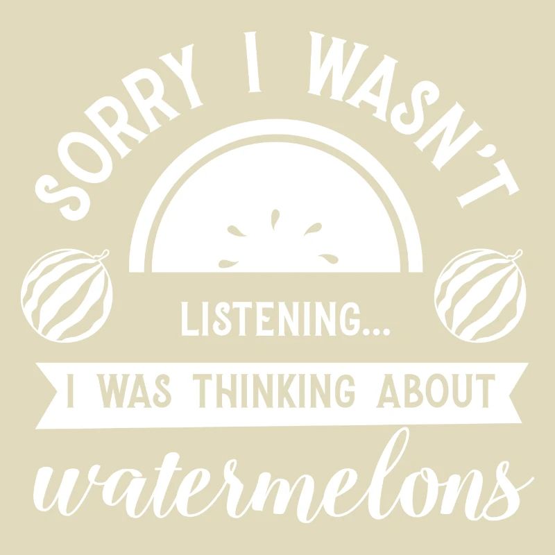 Thinking About Melons Cute Watermelon Summer