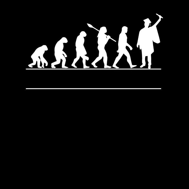 Idée de cadeau drôle de Graduation Evolution