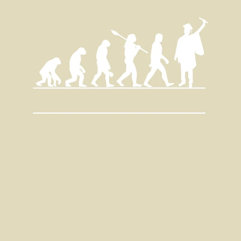 Graduation Evolution funny gift idea