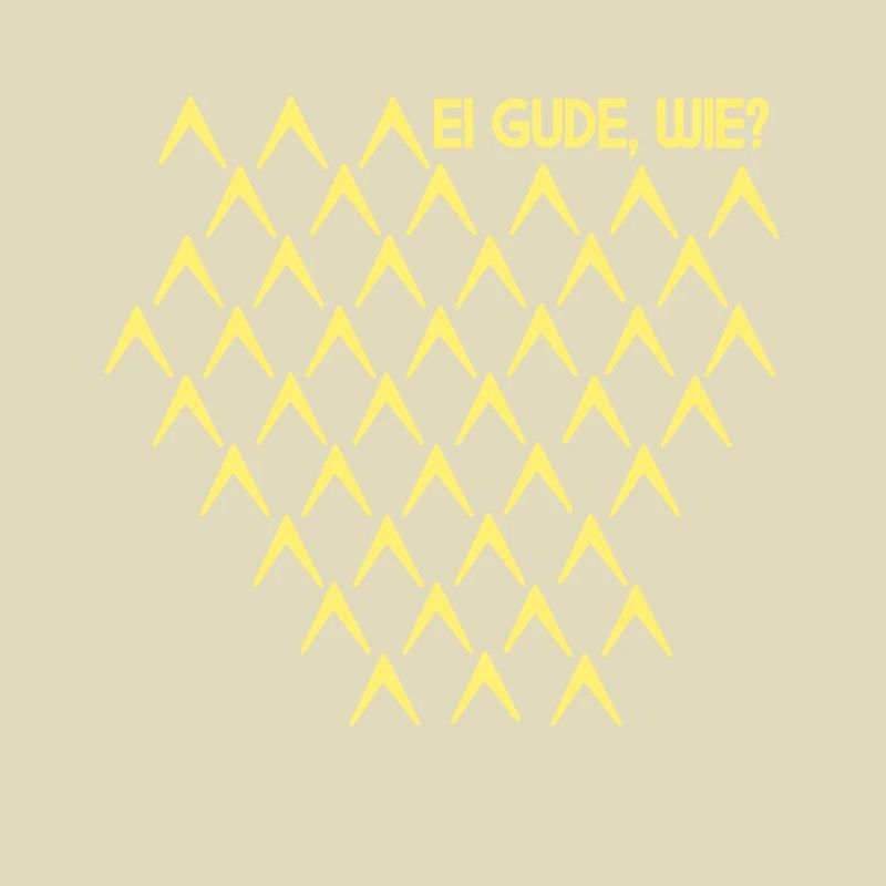 Egg gude as ribbed Abbelwoiglas pattern Cider