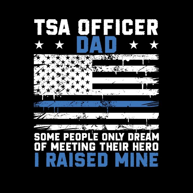 Patriotic Transportation Security Hero For A TSA