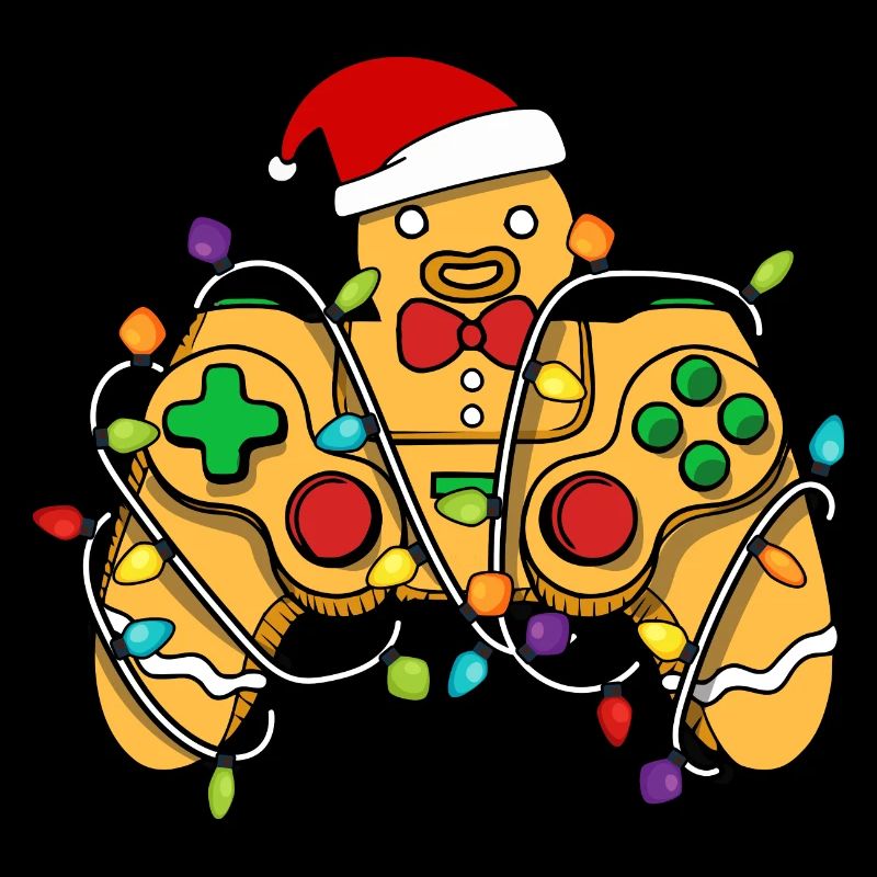 Christmas Gaming Controller Gingerbread