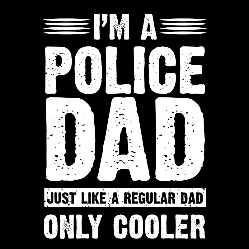 Cooler Polizei Papa Geschenk