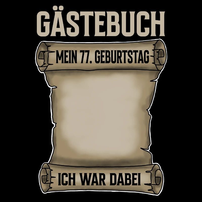 77. Geburtstag Gästebuch