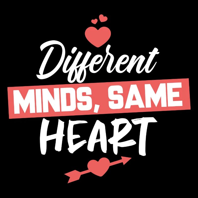 Neurodiverses Ehepaar Valentinstag