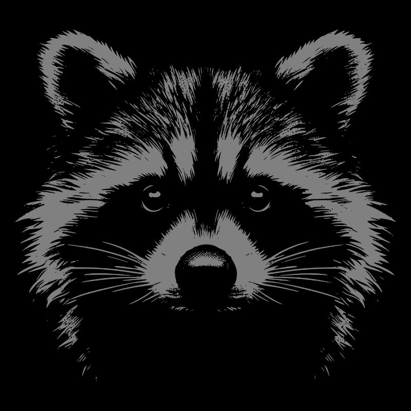 Waschbär Lustiges Design für Tierfreunde