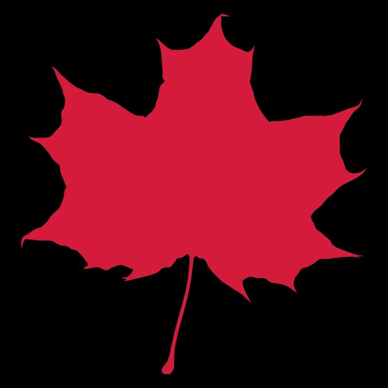Feuille d'érable rouge