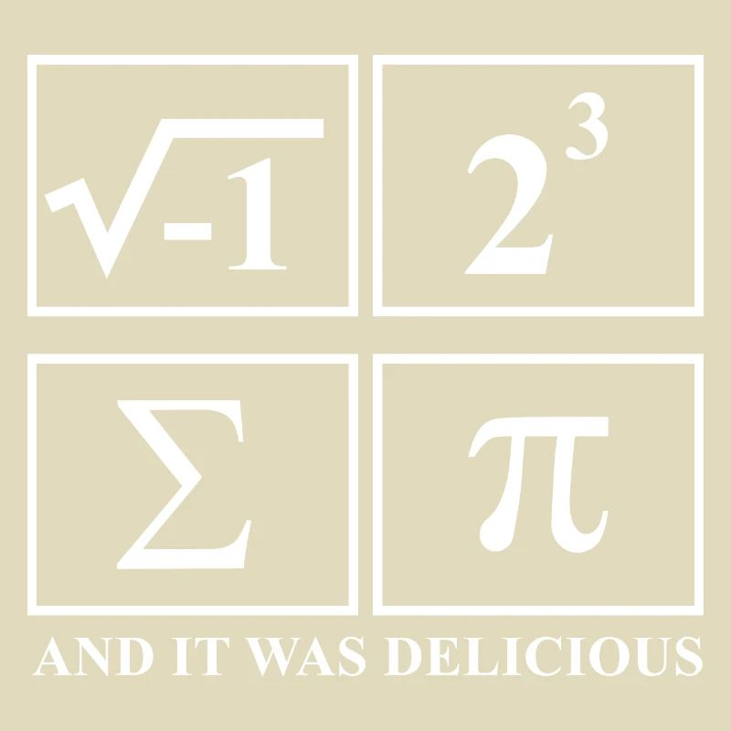 I Ate Some Pie and It Was Delicious Math Pun Pi