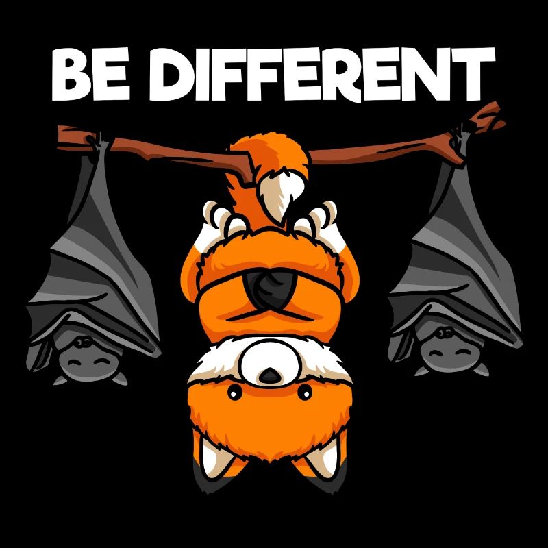 Be Different Fuchs und Fledermäuse