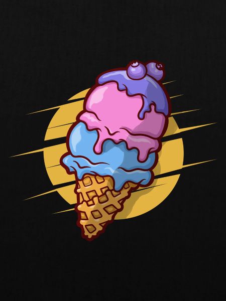 Blaubeere Eis