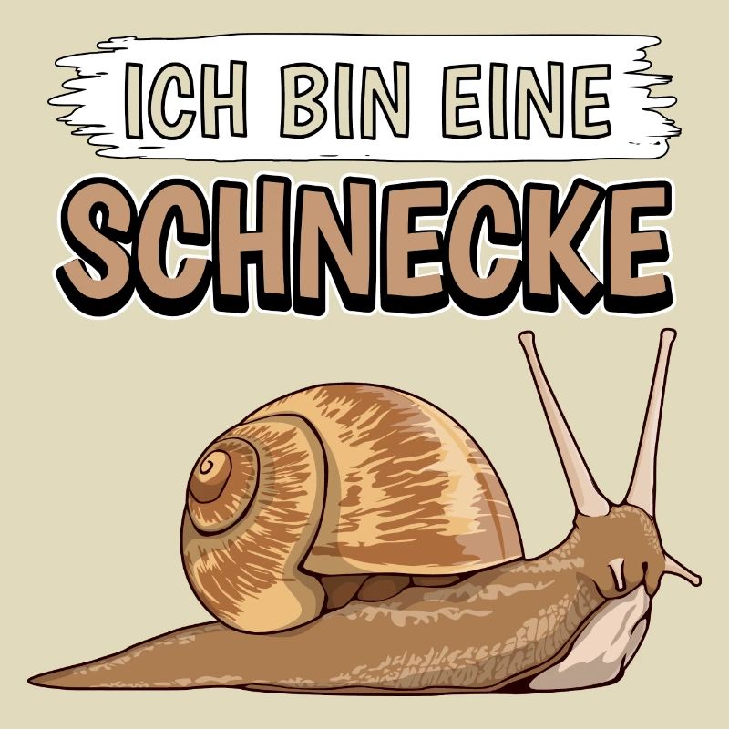 Ich bin eine Schnecke