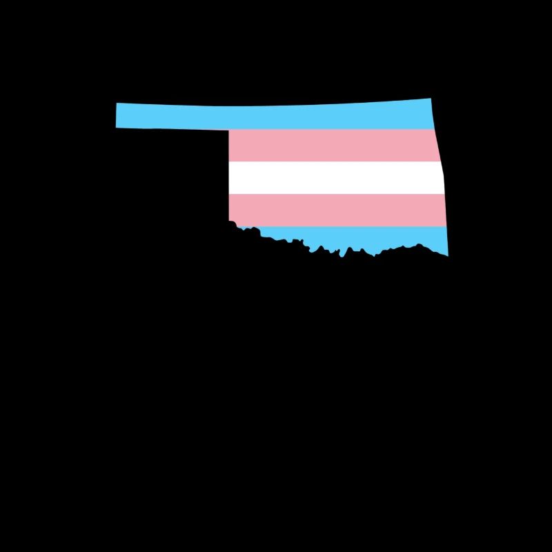 Trans Flag Oklahoma LGBT Pride Support
