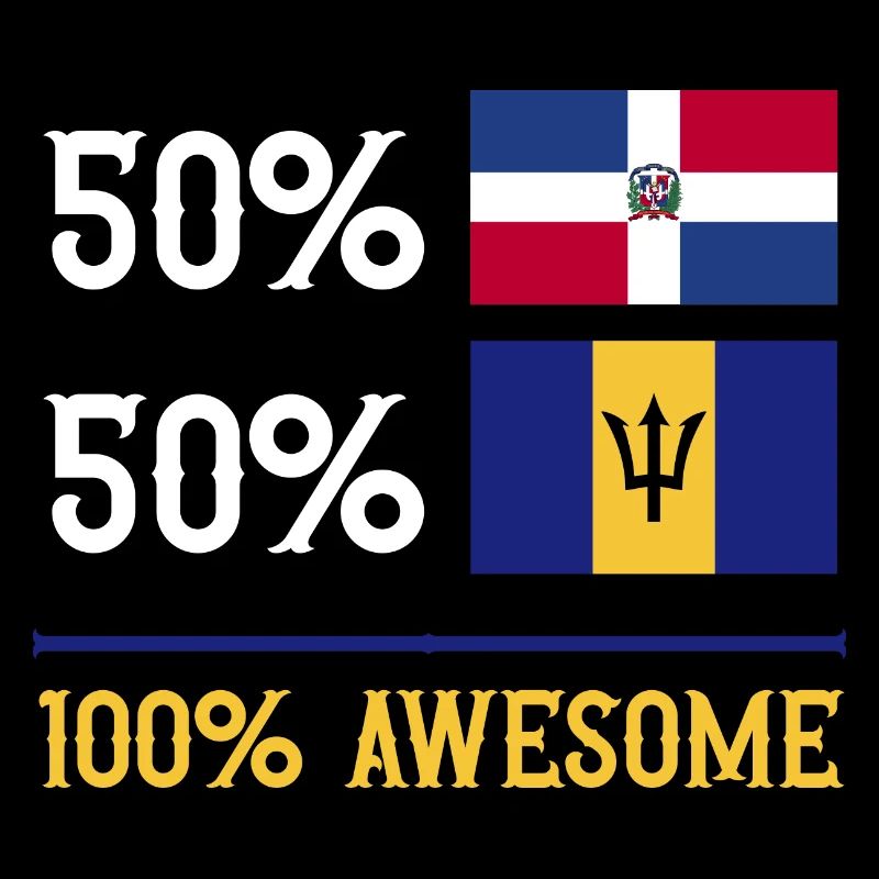 Drapeau de la Barbade Bayan barbadien