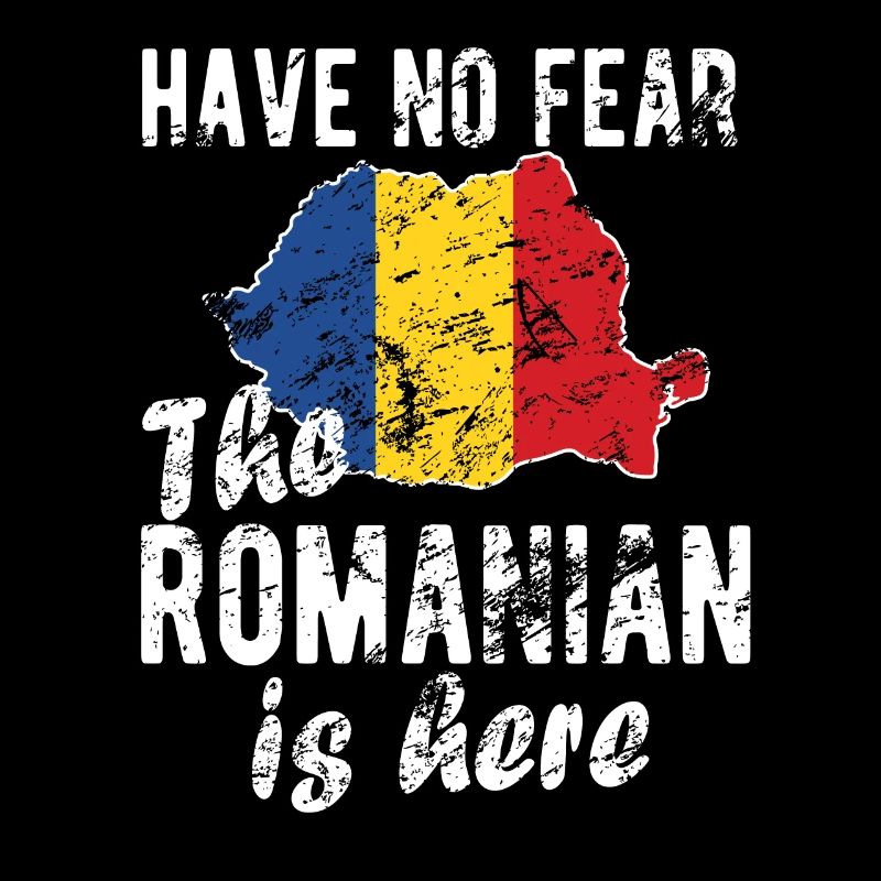 Fier Roumain Roumanie Origine Drapeau Roumain