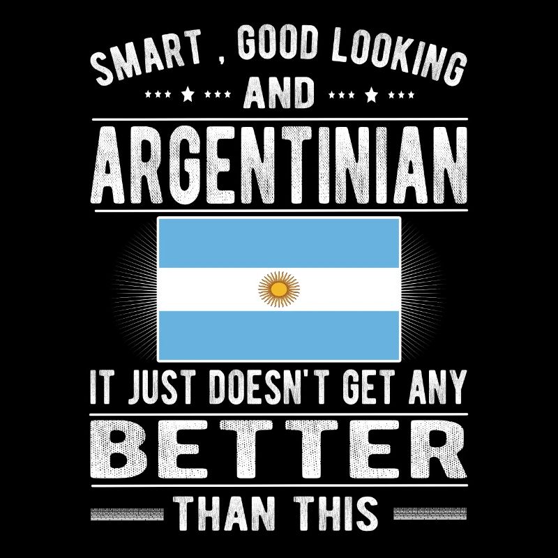 Fier Argentin né en Argentine Drapeau