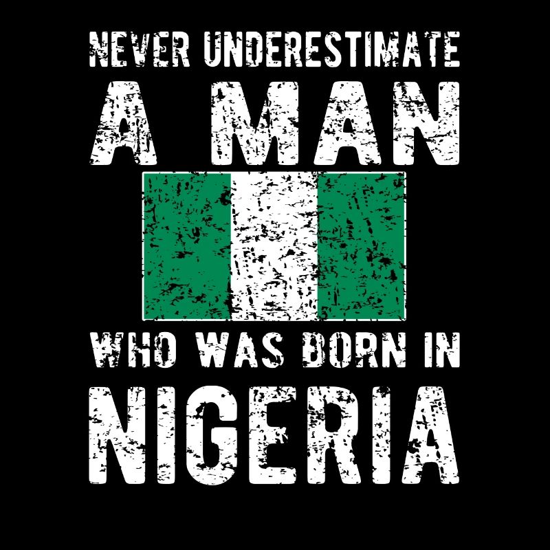 Fier drapeau nigérian nigérian