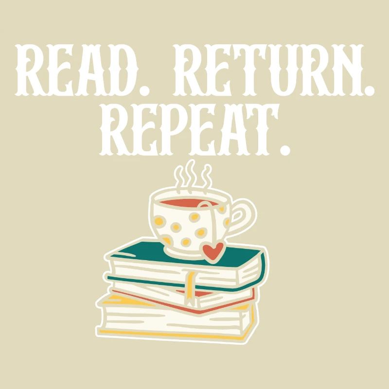 Read Return Repeat Library Worker Librarian Book