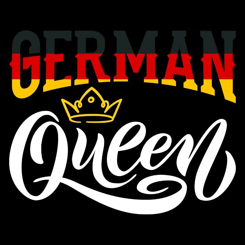 German Queen Germany German Flag