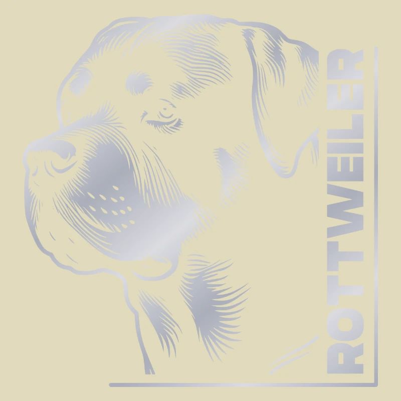 ROTTWEILER drawing head silver
