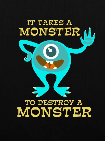 Monster - Gruselig - Zerstören - Geschenk